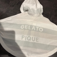 ジェラートピケ　ポンチョの画像