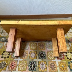 飾り台　小テーブル　木工品　　無垢材の画像