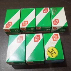 未使用 長期保管品 フジカラー SUPERHR2 HR100 HR200 HR1600 F-ⅡNEOPAN SS 計7個セット 有効期限切れ レタパ可 札幌市 新道東店の画像