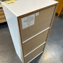 【棚】【3段カラーボックス】※在庫2点★クリーニング済み【管理番号1112】野の画像