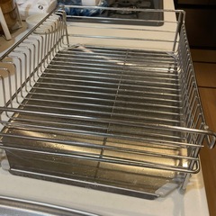 ニトリステンレス　水切りかごの画像