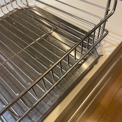 ニトリステンレス　水切りかごの画像