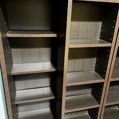 スライド式本棚 700冊以上収納 上下分割可 
 の画像