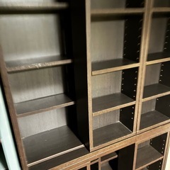 スライド式本棚 700冊以上収納 上下分割可 
 の画像