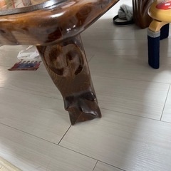 貰ってください！座卓　木のテーブルの画像