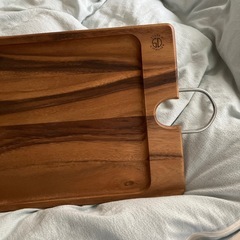 木製取手付きトレーの画像