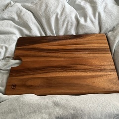 木製取手付きトレーの画像