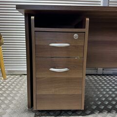 店頭引き渡し 中古 LOWYA ベガコーポレーション パソコンデスク ワゴンセット New Clever 1600 家具 Aの画像