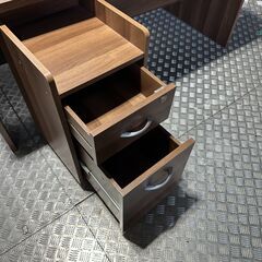 店頭引き渡し 中古 LOWYA ベガコーポレーション パソコンデスク ワゴンセット New Clever 1600 家具 Aの画像