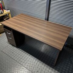 店頭引き渡し 中古 LOWYA ベガコーポレーション パソコンデスク ワゴンセット New Clever 1600 家具 Aの画像