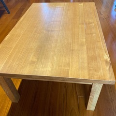 無印良品　ローテーブルの画像