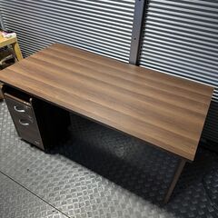 店頭引き渡し 中古 LOWYA ベガコーポレーション パソコンデスク ワゴンセット New Clever 1600 家具 Bの画像