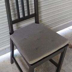 【直接引き取りのみ】 ダイニングセット イケア SANDSBERG ブラウン/木目調 R7-0021の画像