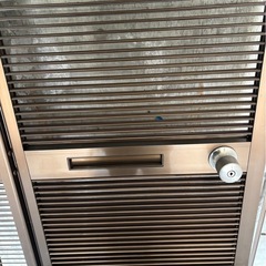 玄関ドア　網戸サッシの画像