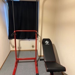 懸垂　腹筋　マシーン　 懸垂バー　フィットネスベンチの画像