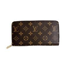 ルイヴィトン M42616 長財布 ブラウン  LOUIS VUITTON ジッピーウォレット モノグラムの画像