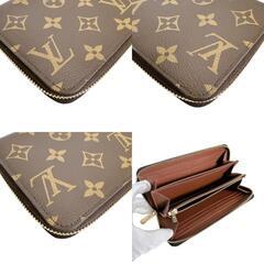 ルイヴィトン M42616 長財布 ブラウン  LOUIS VUITTON ジッピーウォレット モノグラムの画像