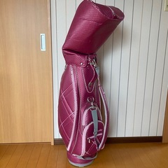 ゴルフバッグ　ゴルフキャリーバッグ　ピンクの画像
