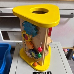 木のおもちゃ2個の画像