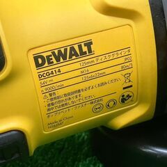 【SFU】DeWALT DCG414X1-JP ジスクグラインダ【中古動作品】の画像