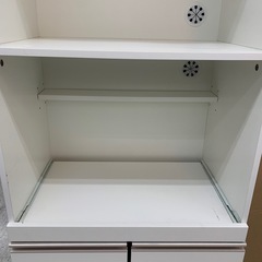 【家具】ニトリ　レンジボードホワイト！の画像