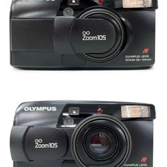 〈OLYMPUS ∞ Zoom 105〉カメラ オリンパス 取扱説明書 ソフトケース付きの画像