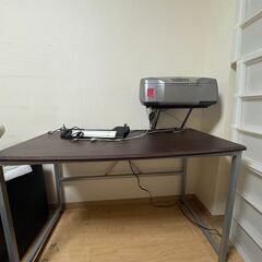 PCデスク　プリンタ用の置台付の画像