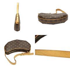 ルイヴィトン M51510 ハンドバッグ ブラウン  LOUIS VUITTON ポシェットクロワッサン モノグラムの画像
