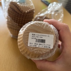 ベイキングカップ クラフトケース お菓子作りの画像