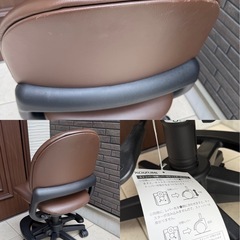 コイズミ　回転椅子　回転チェア　オフィスチェア　学習椅子　勉強椅子　の画像