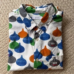 ドラゴンクエスト　DQ+g　シャツ　カラフル　スライム　パターンの画像