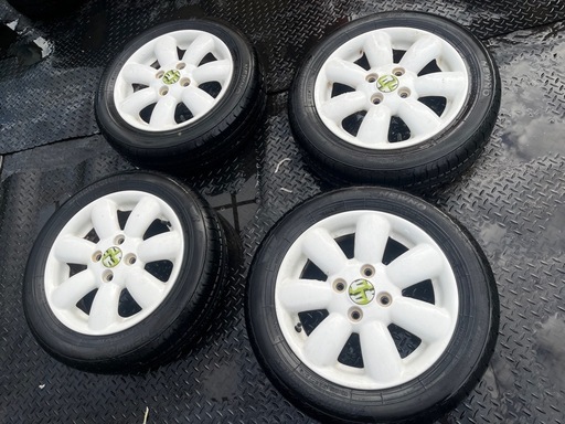 ラパン タイヤホイール4本セット⭐️ブリジストン155/65R14