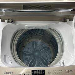★リユースのサカイ千葉中央店★ Hisense 洗濯機 7.5kg 18年製 動作確認／クリーニング済み TC5340の画像