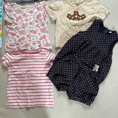 80-90 ベビー女児 夏服の画像