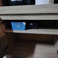 食器棚 木製 大容量 引き出しタイプ セパレートの画像