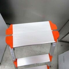 ALINCO 踏台 CCA-80KL 天板高さ79cm 脚立 軽量 3段 アルインコ 苫小牧西店の画像