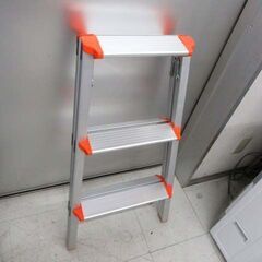 ALINCO 踏台 CCA-80KL 天板高さ79cm 脚立 軽量 3段 アルインコ 苫小牧西店の画像