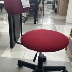 ★リユースのサカイ千葉中央店★  オフィスチェア レッド H77×D56×W56 クリーニング済み TC5345の画像