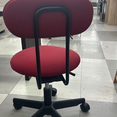 ★リユースのサカイ千葉中央店★  オフィスチェア レッド H77×D56×W56 クリーニング済み TC5345の画像