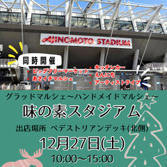 °˖✧12/27(土)✧˖°味の素スタジアム°˖✧ハンドメイドマ...