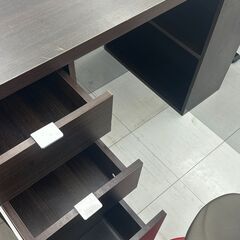 ★リユースのサカイ千葉中央店★  デスク ブラウン H75×D60×W120 クリーニング済み TC5347の画像