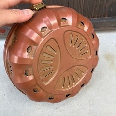 豆炭あんか　丸型　ミツウロコの画像