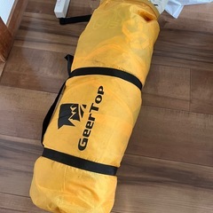 GEERTOP テント 2人用 軽量 防水 キャンプ アウトドア 登山用 4シーズンに適用 140cm x 210cm（黄）  の画像