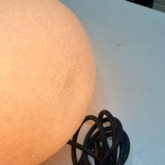 A2511-270 ペンダントライト　和紙シェード　通電確認済み　キズ汚れ有りの画像