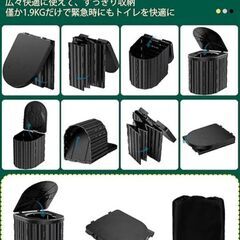 【新品・未開封】折畳式簡易トイレの画像