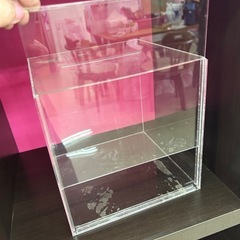 透明アクリルボックス　抽選箱　募金箱　アンケートボックスの画像