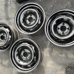 プジョー/シトロエン 鉄ホイールセットの画像