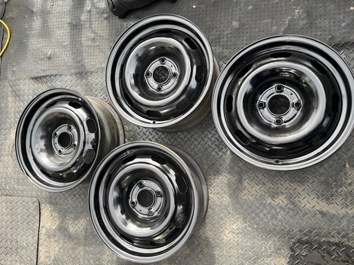 プジョー/シトロエン 鉄ホイールセット
