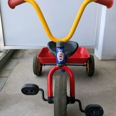 【ボーネルンド】ペリカン3輪車 Vハンドル(荷台つき)の画像