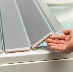 超美品！東プレ 折りたたみ 風呂フタ 抗菌 Ag+ メタリック 70×119cmの画像